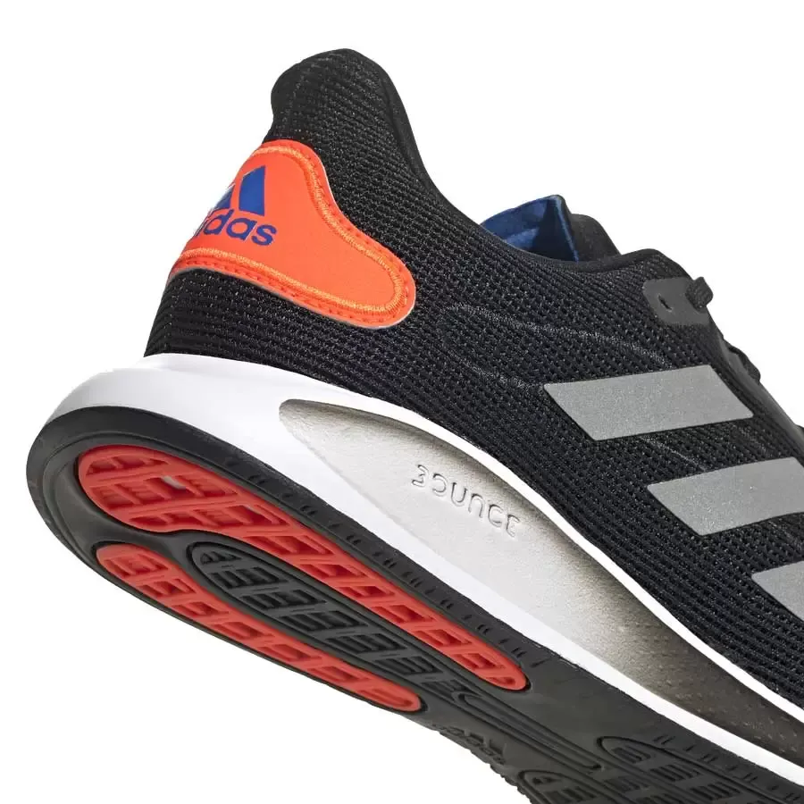 Imagen 4 de 7 de Zapatillas adidas Galaxar Run-NEGRO/PLATA/NARANJA