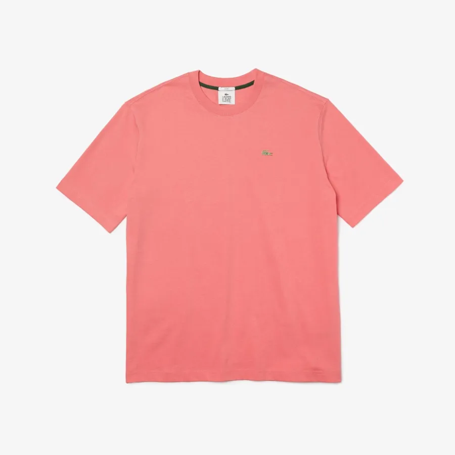 Imagen 4 de 5 de Remera Lacoste Loose Fit Live de Algodón-SALMON