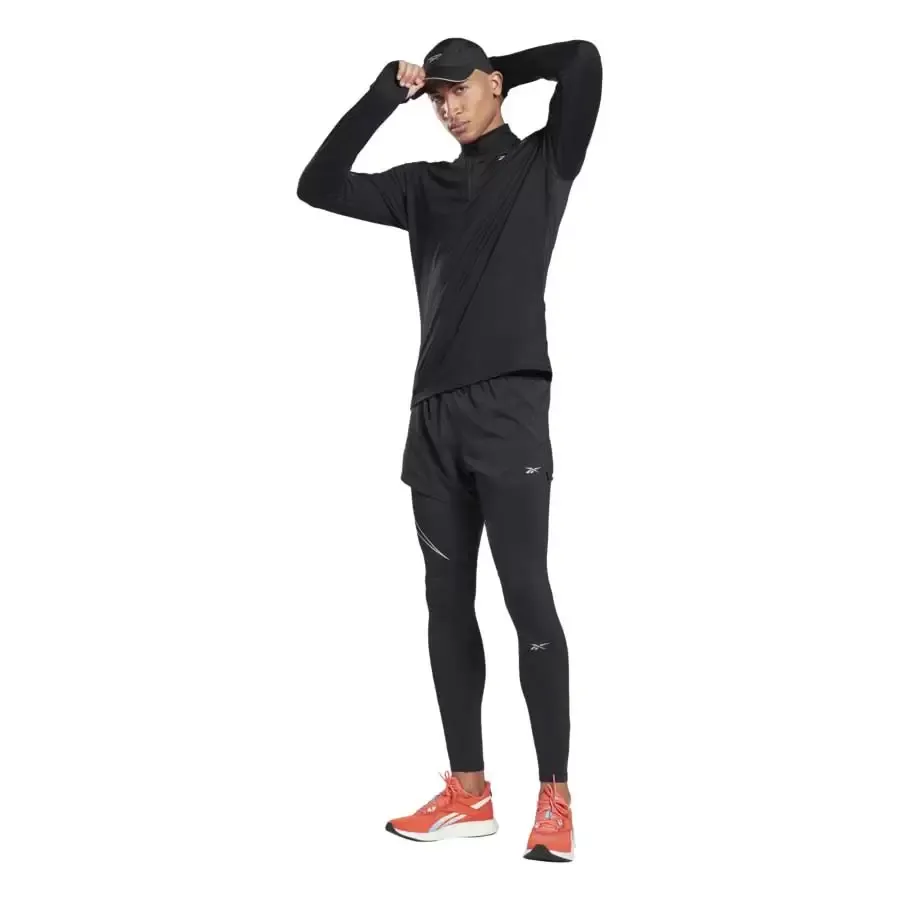 Imagen 3 de 4 de Buzo Reebok Re Quarter Zip-NEGRO