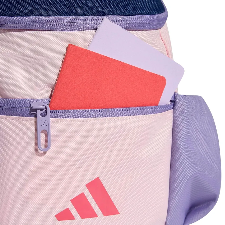 Imagen 4 de 7 de Mochila adidas Essentials Niños-ROSA/LILA/MARINO