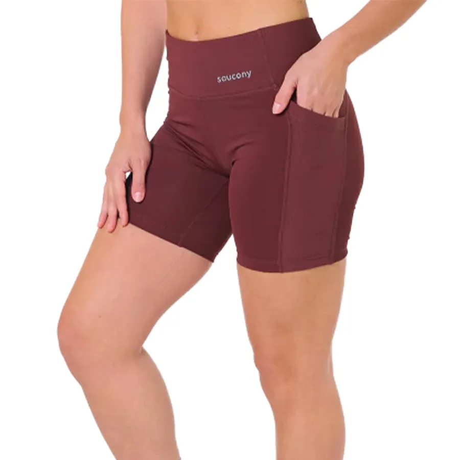 Imagen 2 de 5 de Saucony Calzas Elevate 6" Short-CHOCOLATE