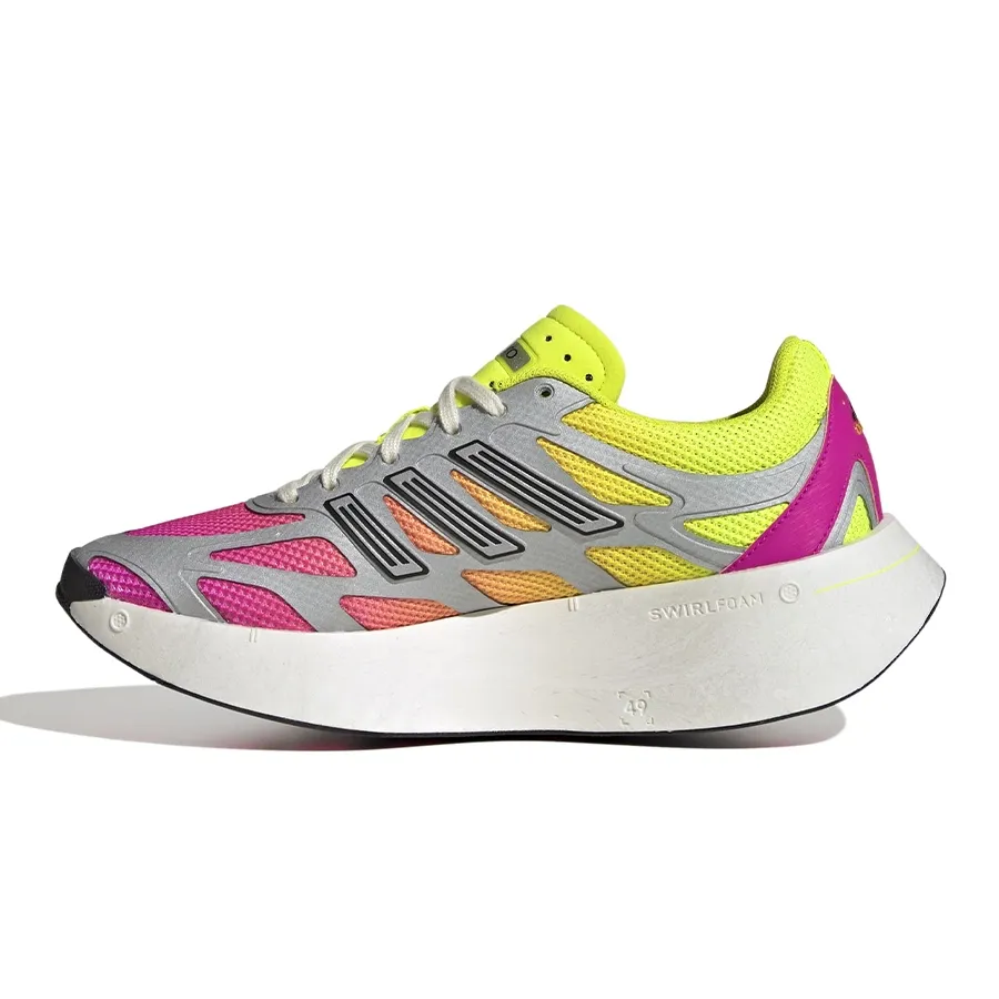 Imagen 3 de 8 de Zapatillas adidas Adizero Aruku-AMARILLO FLUOR/FUCSIA/GRIS