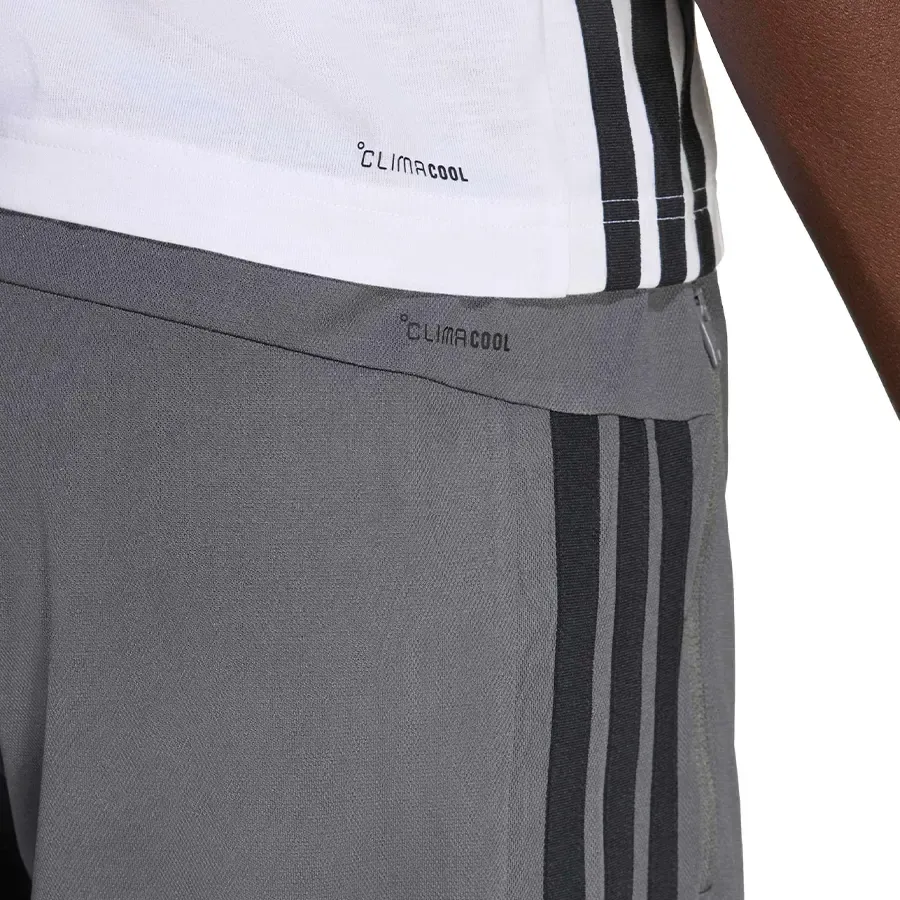 Imagen 4 de 5 de Short adidas Workout Essentials Base 3 Stripes-GRAFITO/NEGRO