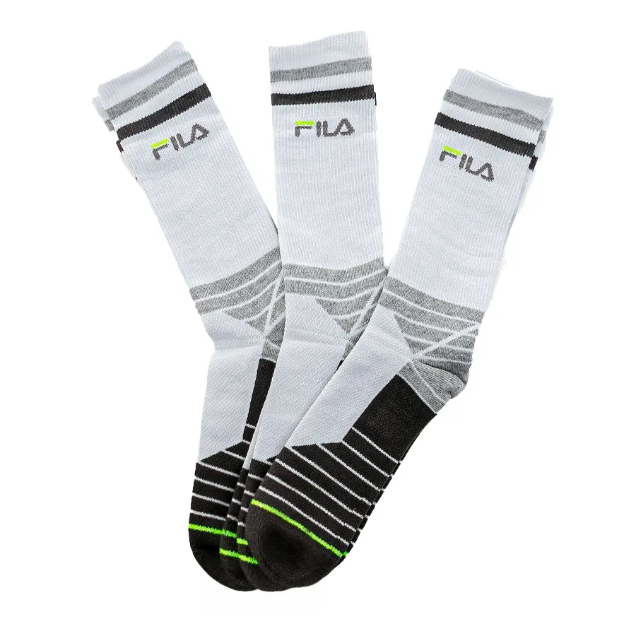 Imagen 0 de 1 de Medias Fila Pack x3 Juego-BLANCO/GRIS/LIMA