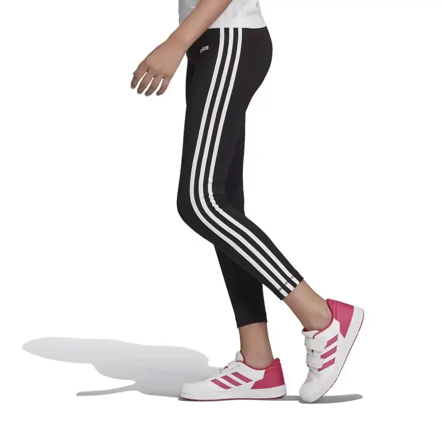 Imagen 2 de 4 de Calza adidas Essentials 3 Stripes-NEGRO/BLANCO