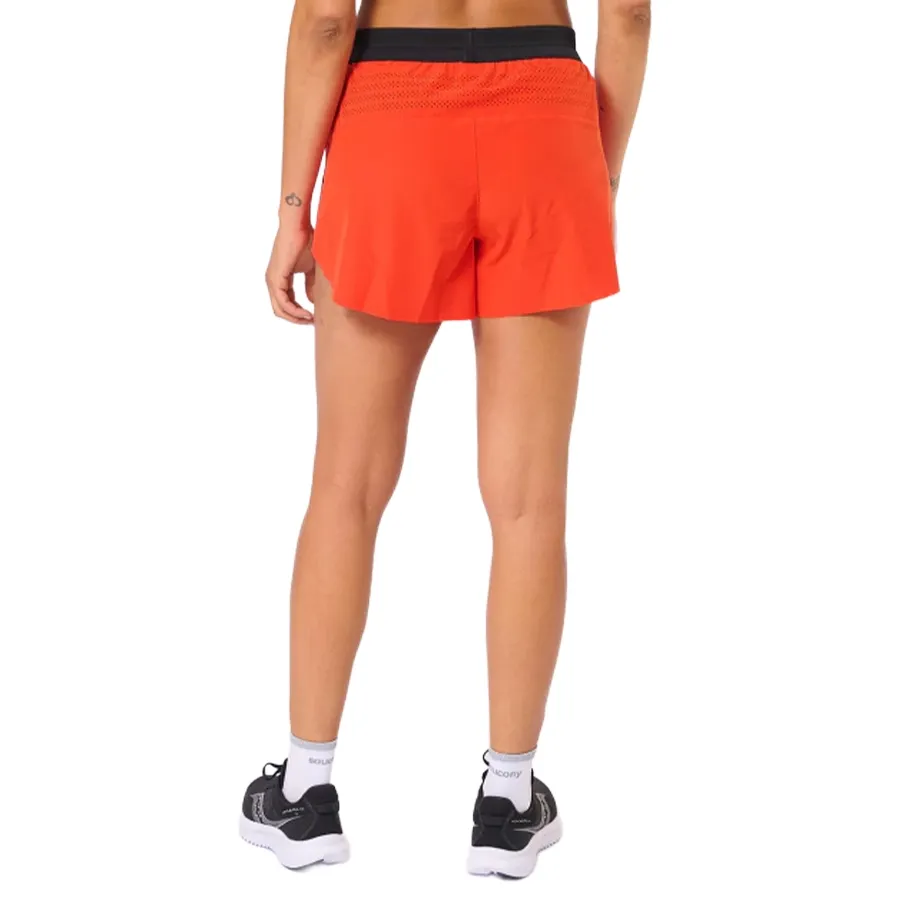 Imagen 1 de 4 de Shorts Saucony Kinvara 3"-NARANJA/NEGRO