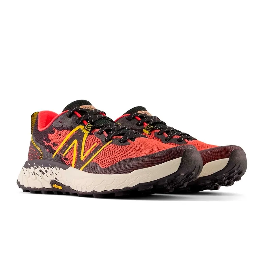Imagen 1 de 6 de Zapatillas New Balance Fresh Foam X Hierro v7-CORAL/NEGRO/AMARILLO