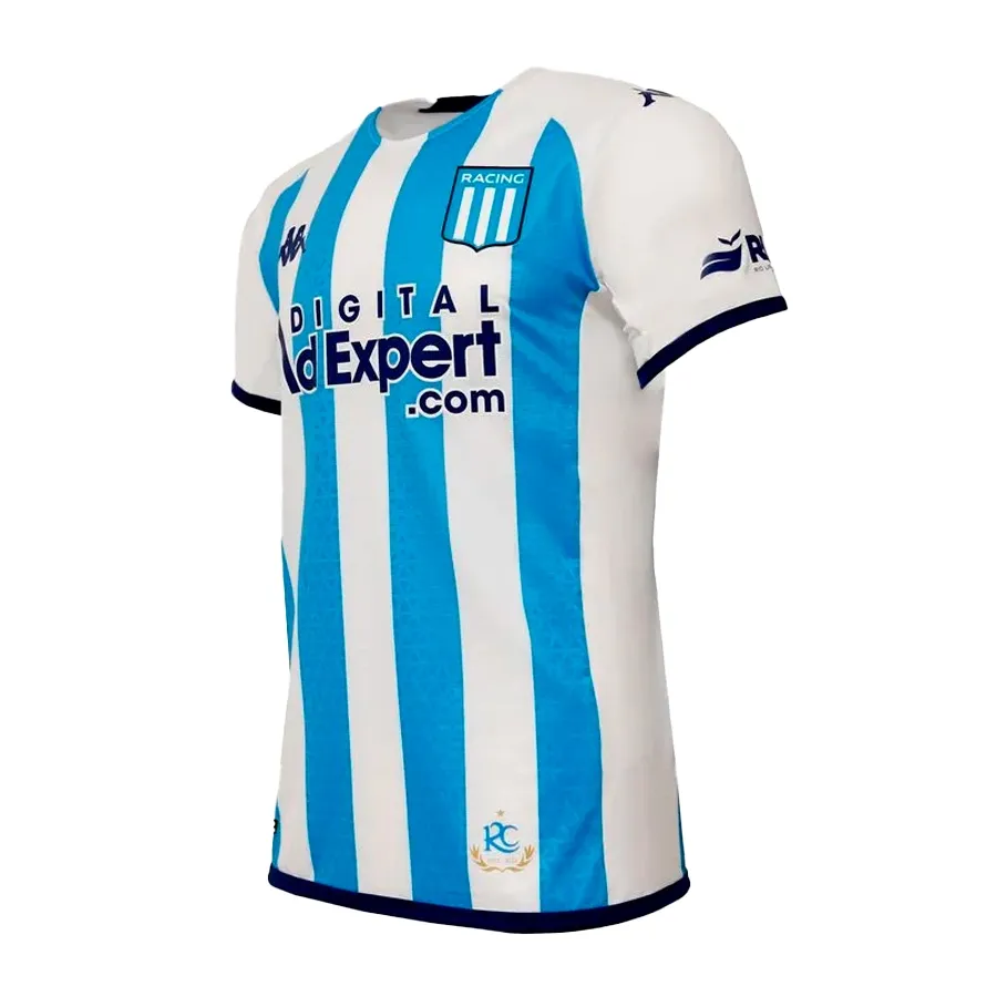 Imagen 2 de 4 de Camiseta Kappa Kombat Home Racing 23-CELESTE/BLANCO