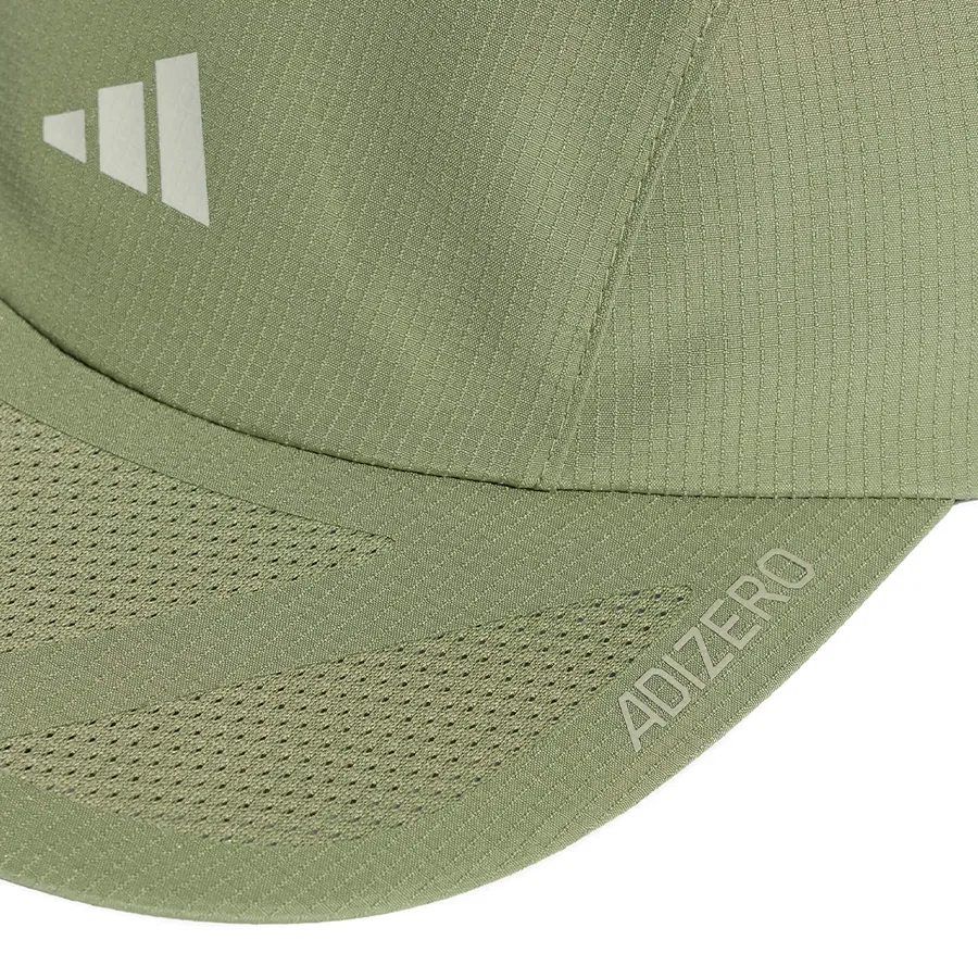 Imagen 2 de 4 de Gorra adidas Runningxadizero Lightweight Climacool-VERDE SECO
