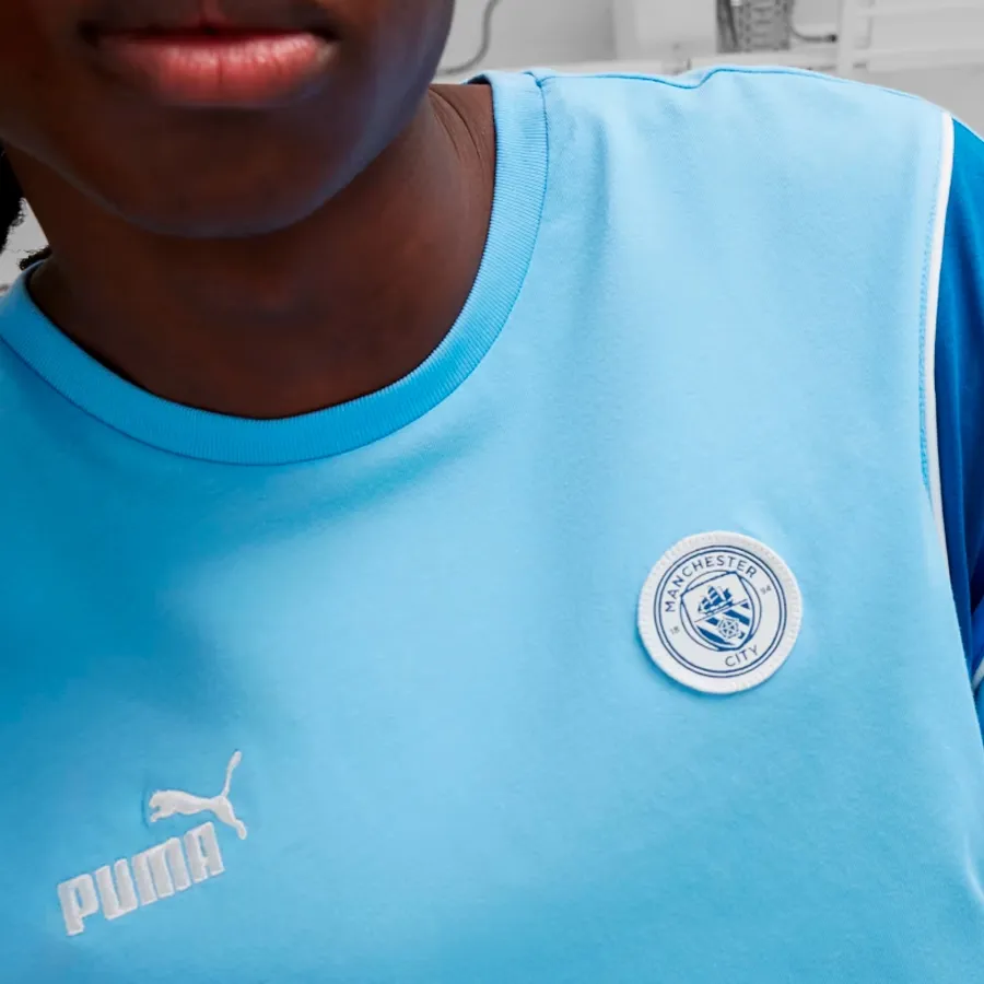 Imagen 2 de 3 de Remera Puma Manchester City FtblArchive-CELESTE/BLANCO