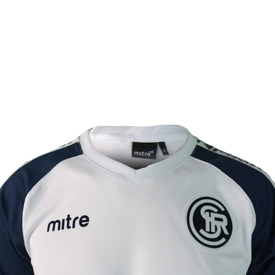 Imagen 3 de 5 de Remera Mitre T Shirt Striker M/C Csir-BLANCO/MARINO