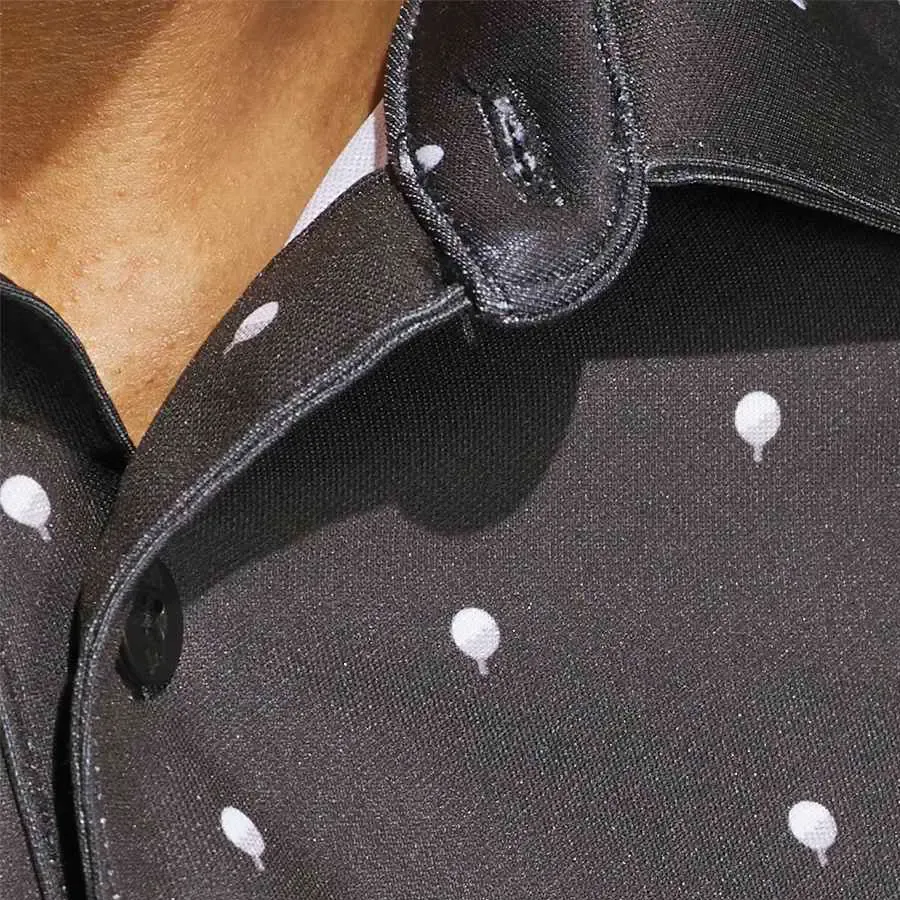 Imagen 4 de 5 de Polo adidas Performance Printed-NEGRO