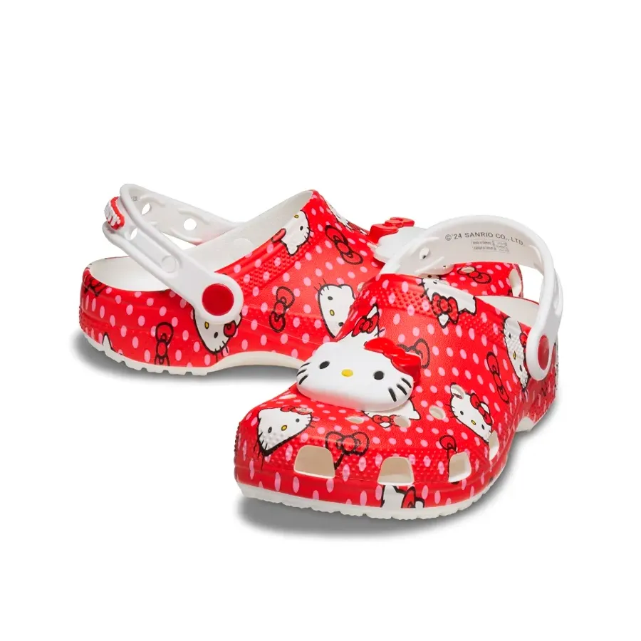 Imagen 4 de 7 de Sandalias Crocs Hello Kitty Classic Clog-ROJO/BLANCO