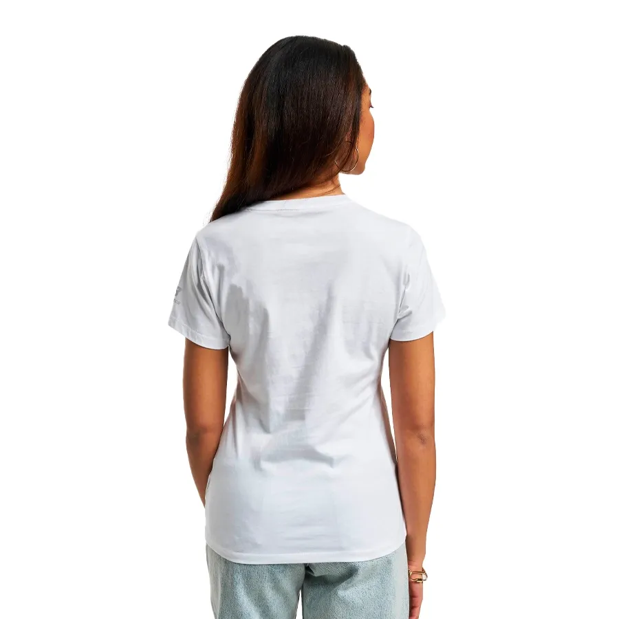 Imagen 1 de 3 de Remera New Balance Essentials Celebrate-BLANCO/AMARILLO/ROSA/CELESTE