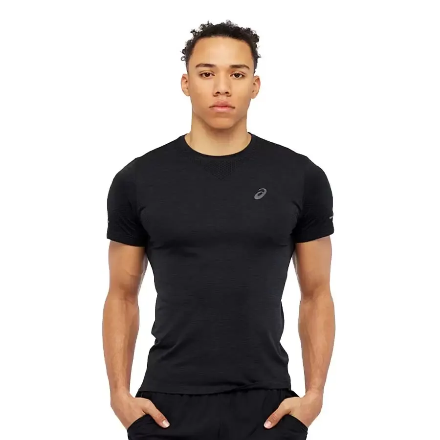 Imagen 0 de 4 de Remera Asics Seamless Ss-NEGRO