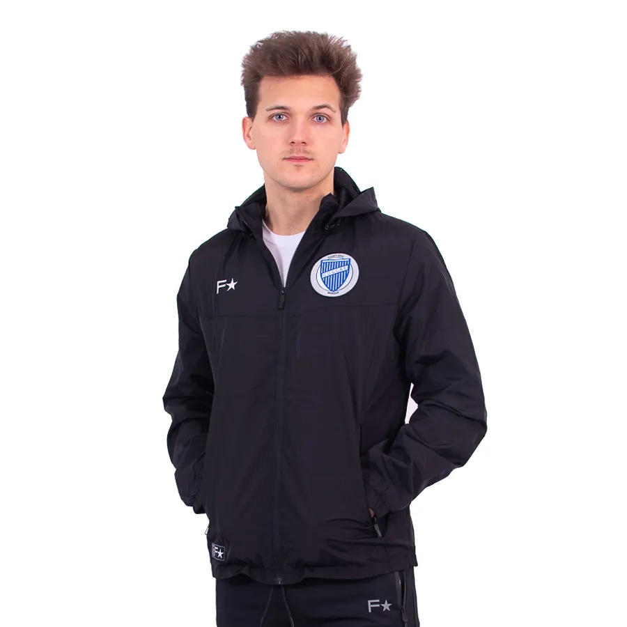 Imagen 2 de 3 de Campera Fiume Sport Rompevientos Imp Godoy Cruz-NEGRO