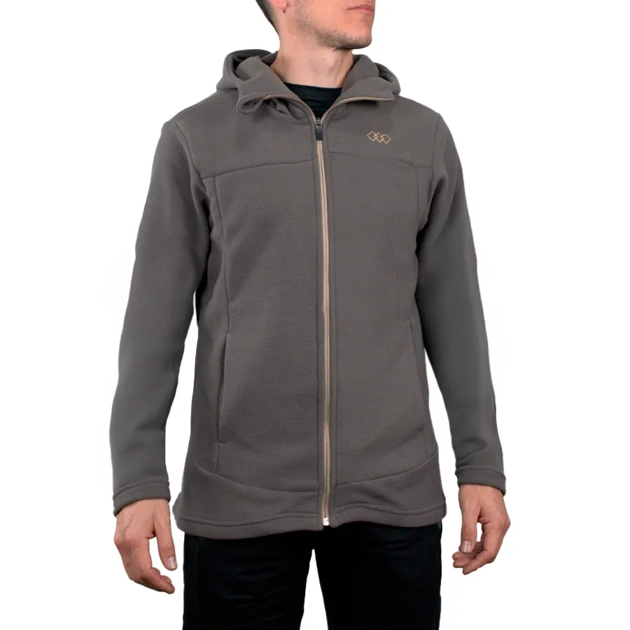 Imagen 0 de 10 de Campera Kamp Micropolar Con Capucha-GRIS