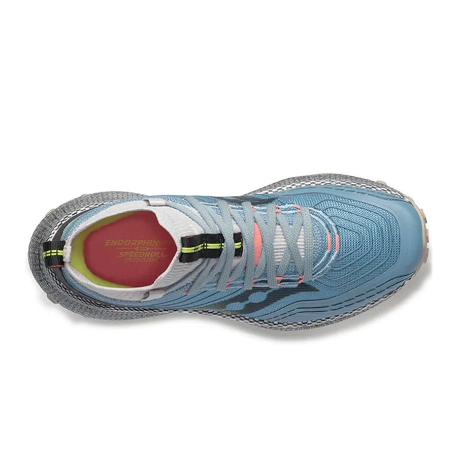 Imagen 3 de 5 de Zapatillas Saucony Endorphin Trail Mid-CELESTE/BLANCO/CORAL
