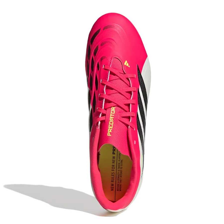 Imagen 3 de 7 de Botines adidas Predator Fg-CORAL FLUOR/HUESO/NEGRO