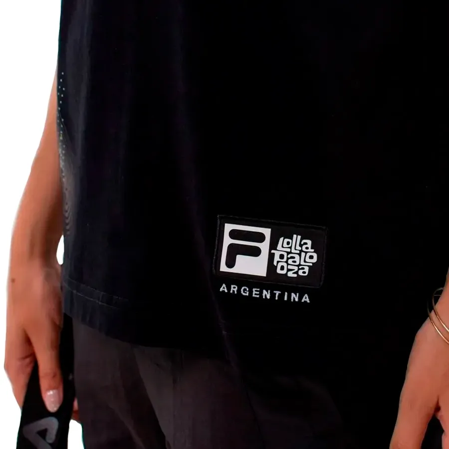 Imagen 3 de 7 de Remera Fila Lolla Sound-NEGRO