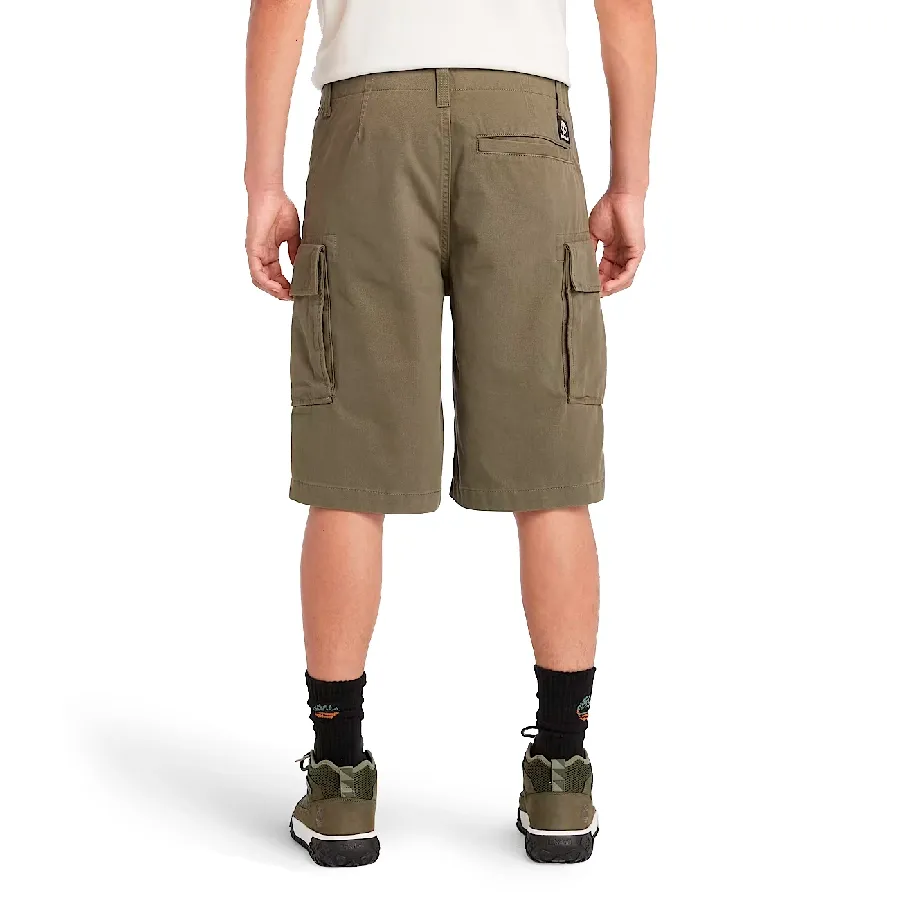 Imagen 2 de 3 de Timberland Shorts  Twill Cargo-VERDE MILITAR