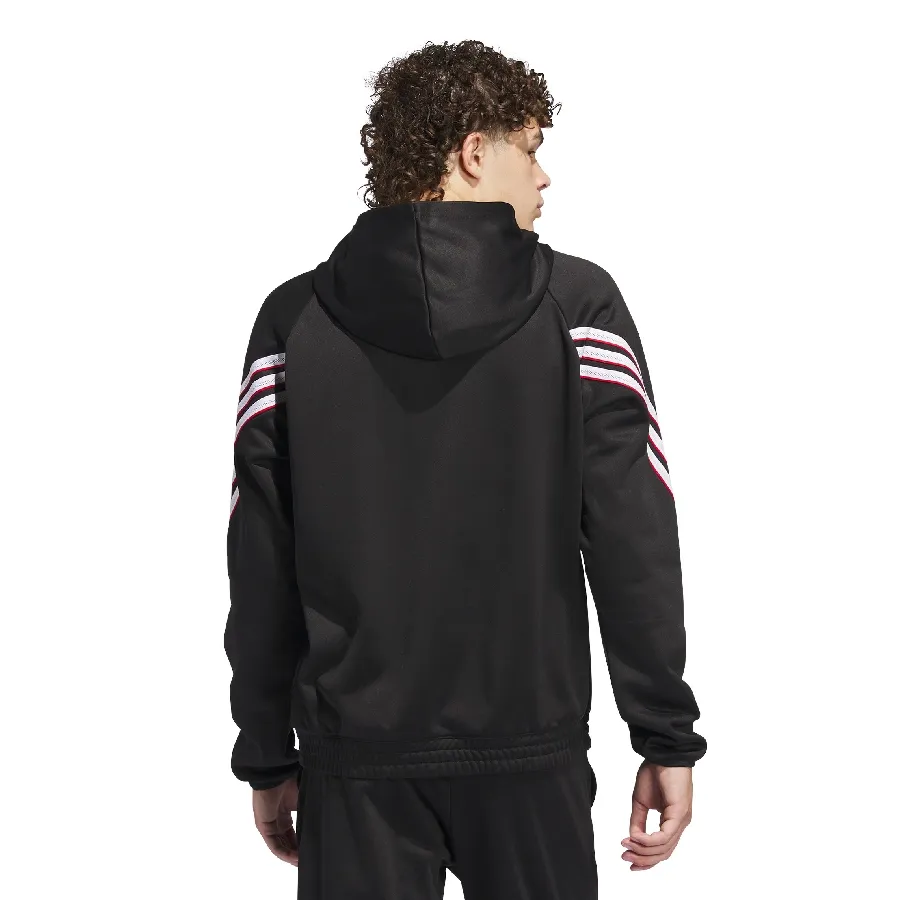 Imagen 2 de 4 de Buzo adidas Basketball Crazy Warm-NEGRO/BLANCO