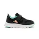 zapatillas-kappa-logo-delvis-NEGRO/TURQUESA