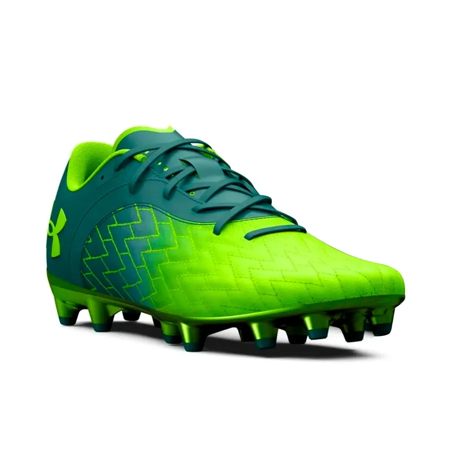Imagen 1 de 5 de Botines Under Armour Magnetico Select 2.0-AMARILLO FLUOR/ VERDE