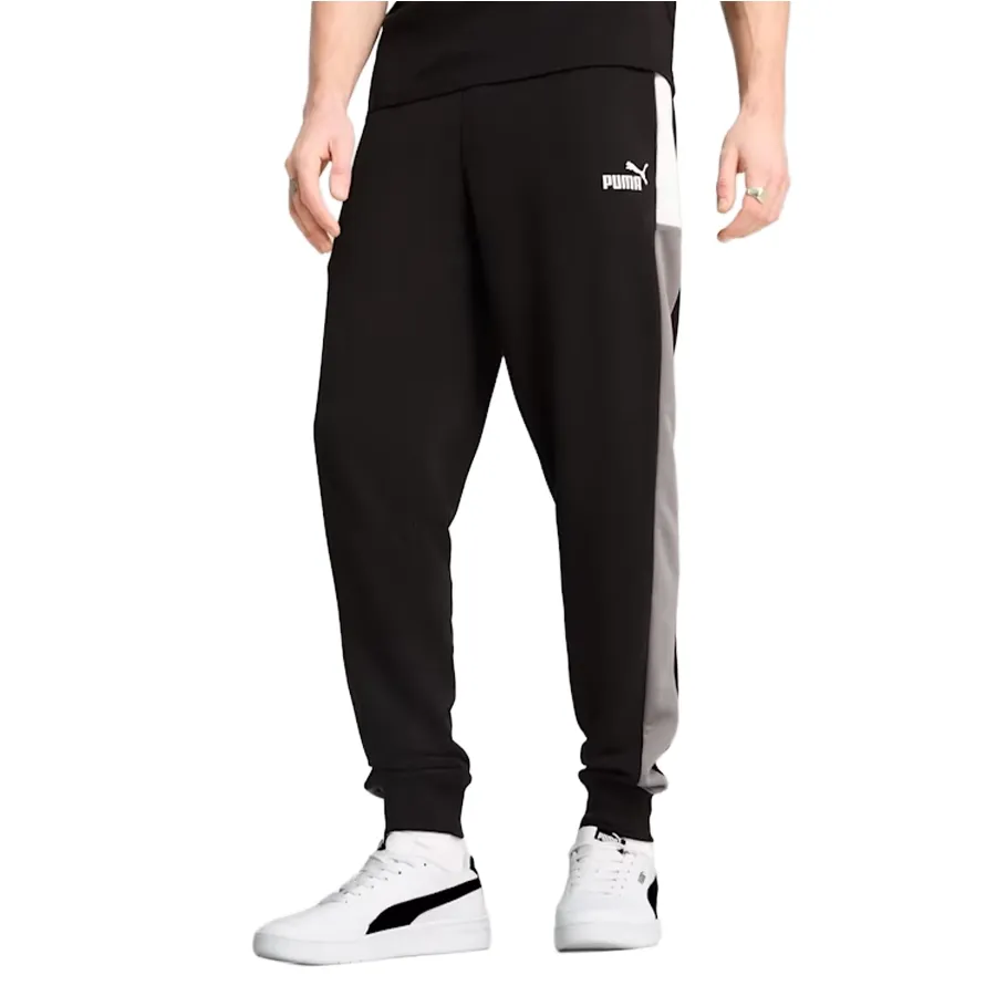 Imagen 0 de 6 de Pantalón Puma Essentials Block Sweatpants-NEGRO/BLANCO