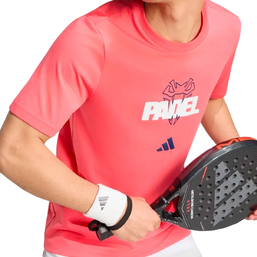 Imagen 3 de 5 de Remera adidas Pádel Graphic-ROSA