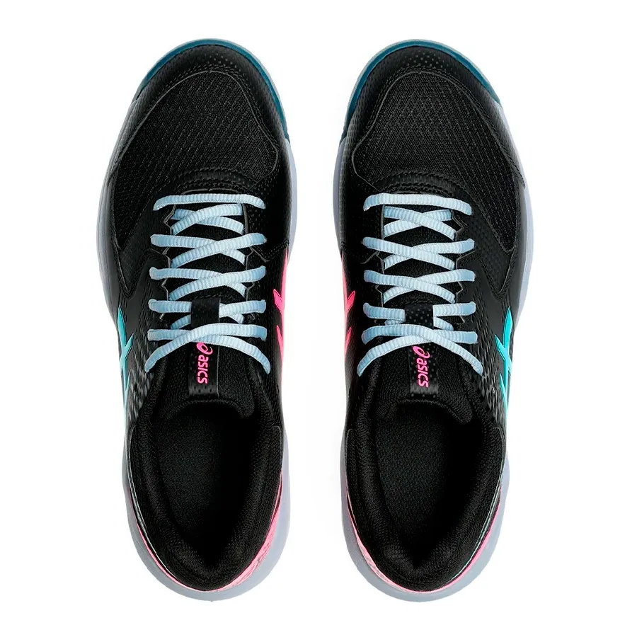 Imagen 4 de 6 de Zapatillas Asics Gel-Dedicate 8 Padel-NEGRO/TURQUESA/ROSA