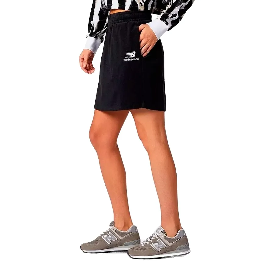 Imagen 1 de 4 de Falda Athletics Terry New Balance-NEGRO