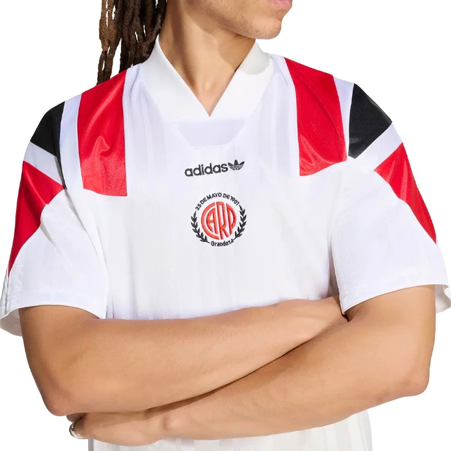 Imagen 4 de 6 de Camiseta adidas originals Eqt River Plate-BLANCO/ROJO/NEGRO