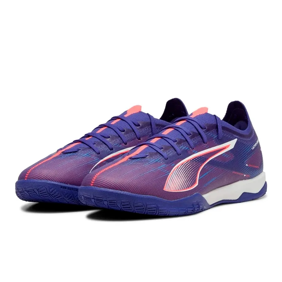 Imagen 2 de 6 de Botines Puma Ultra 5 Match Tf-AZUL/CORAL FLUOR/BLANCO