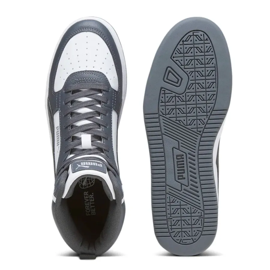 Imagen 3 de 5 de Zapatillas Puma Caven 2.0 Mid-GRIS/BLANCO/NEGRO