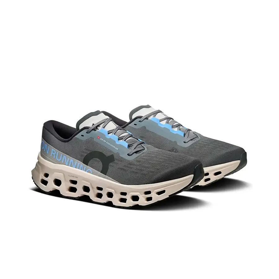 Imagen 1 de 6 de Zapatillas On Cloudmonster 3-GRAFITO/GRIS/AZUL