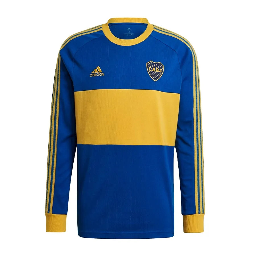 Imagen 0 de 5 de Remera adidas Icons Boca Juniors Manga Larga-AZUL/AMARILLO