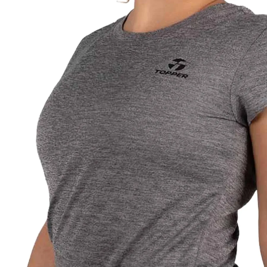 Imagen 2 de 5 de Remera Topper Basica-GRIS