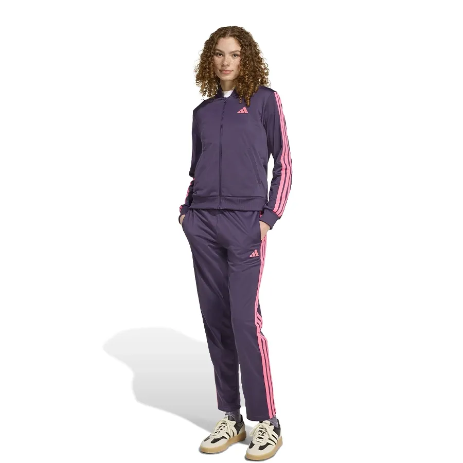 Imagen 0 de 7 de Conjunto adidas Essentials 3 Stripes-MORADO/ROSA