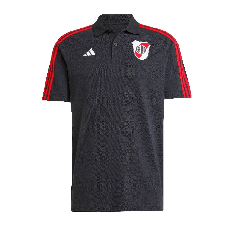 Imagen 3 de 6 de Remera adidas River Plate ADN Polo-NEGRO/ROJO