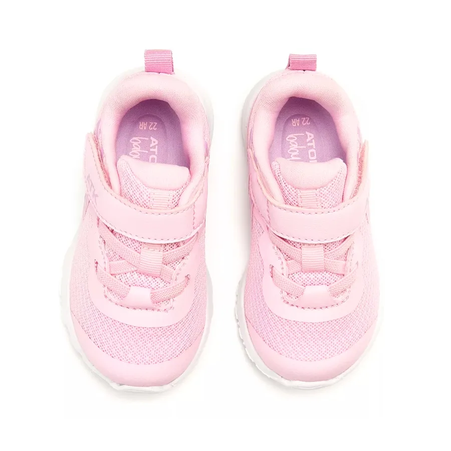 Imagen 6 de 8 de Zapatillas Atomik Casual Con Abrojo BB-ROSA