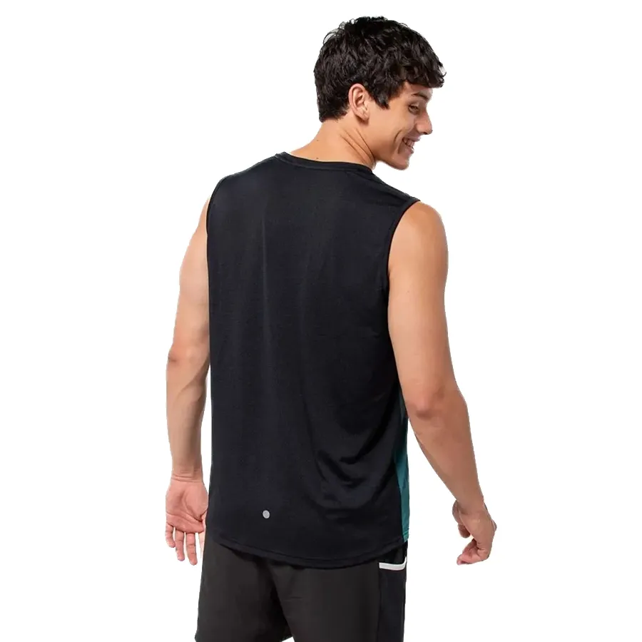 Imagen 1 de 4 de Musculosa Asics Remera  Degrade-TURQUESA/NEGRO