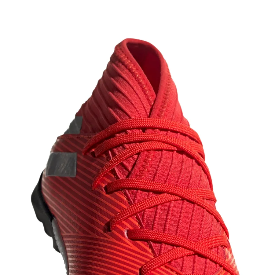 Imagen 4 de 6 de Botines adidas Nemeziz 19.3 TF J-ROJO/NEGRO/BLANCO