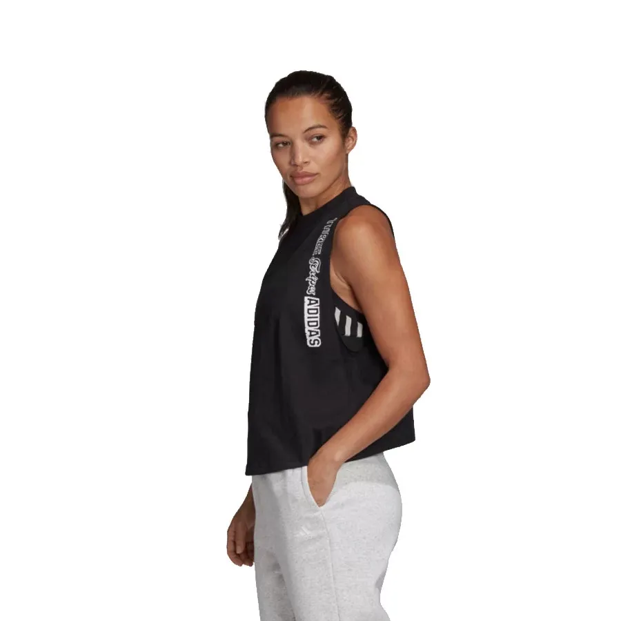Imagen 0 de 6 de Musculosa adidas Estampada-NEGRO