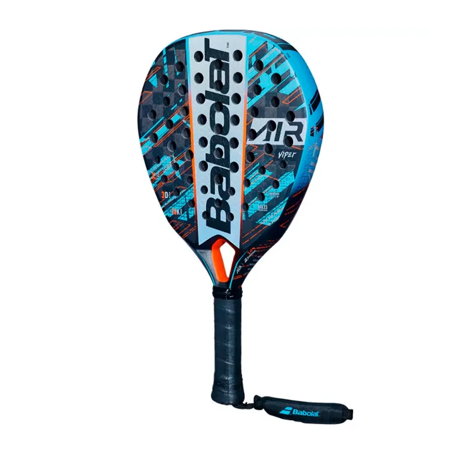 Imagen 1 de 5 de Paleta Babolat Air Viper-CELESTE/NEGRO/GRIS