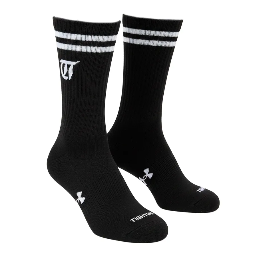 Imagen 1 de 3 de Medias Under Armour Essential Mid Crew-NEGRO