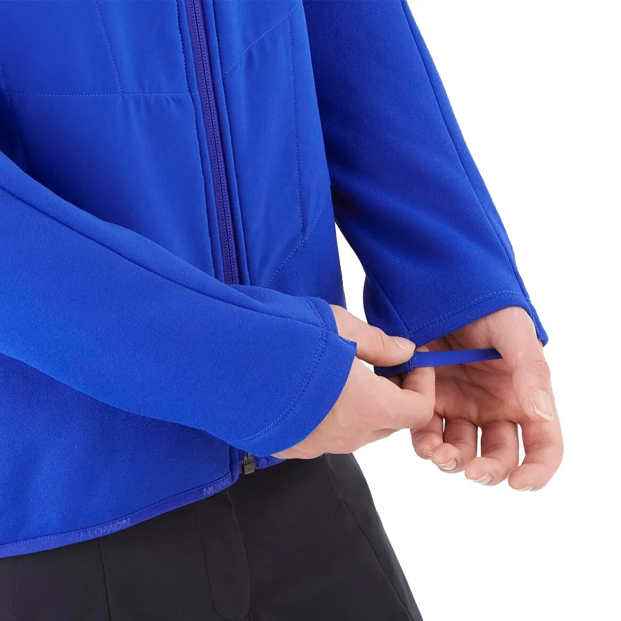 Imagen 4 de 7 de Campera Salomon Outline Warm Hybrid Hdy-AZUL FRANCIA