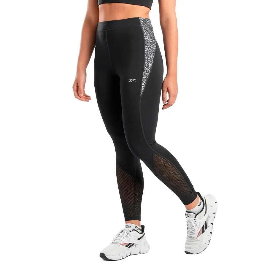 Imagen 0 de 3 de Calza Reebok Running AOP Tigth-NEGRO/GRIS