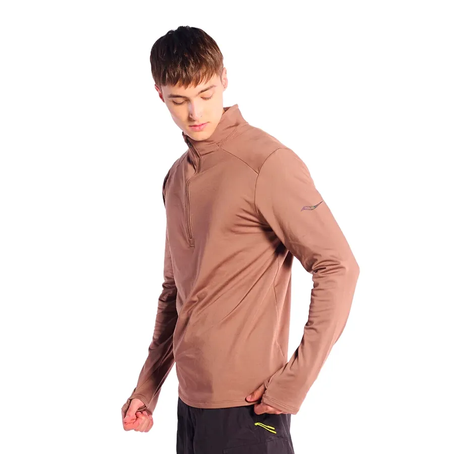 Imagen 1 de 7 de Campera Saucony Triumph Brushed-MARRON