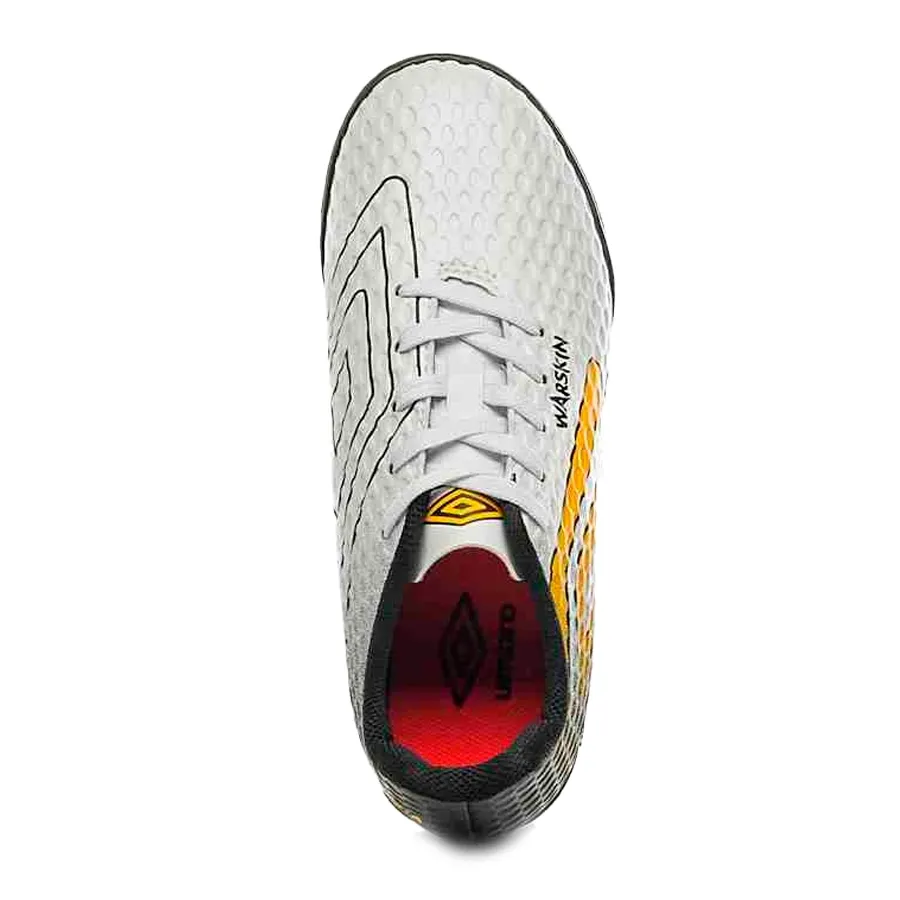 Imagen 2 de 5 de Botines Umbro Warskin Jr-BLANCO/AMARILLO/NEGRO